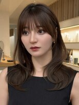 アビー(ABBEY3)&nbsp;顔周りカット小顔カット韓国ヘアくびれヘア フェイスレイヤー