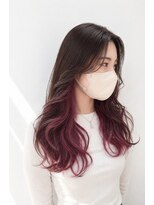 テーラヘアー 我孫子店(TELA HAIR) インナーカラー ピンクバイオレッド【TELA HAIR 我孫子店】