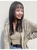 暗めカラー×透明感