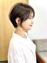 アンク(ank)&nbsp;ショート丸みショートくびれショート20代30代40代グレージュ