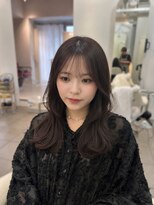 インデックスヘアソア(in'dex hair soar) 髪質改善グレージュカラーカーキベージュレイヤーロング錦糸町
