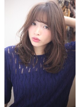 マリアバイアフロート(Maria by AFLOAT) 【重山】3Dカラージグザグバングミニマムボブノットヘア30.40代