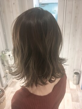 ギャレット 新宿店(Garret) ベージュxバレイヤージュ