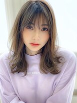 アグ ヘアー メレ 生桑店(Agu hair mele)&nbsp;《Agu hair》色っぽふんわりグレージュミディ