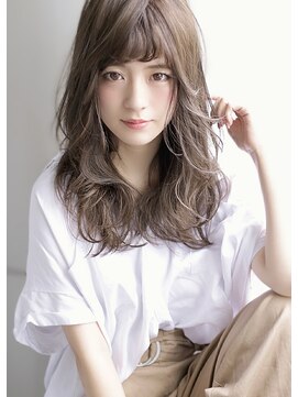 アグ ヘアー マロン梅田3号店(Agu hair marron) ロングミックスウェーブ