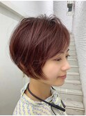 小顔効果抜群 フォルムショートスタイル