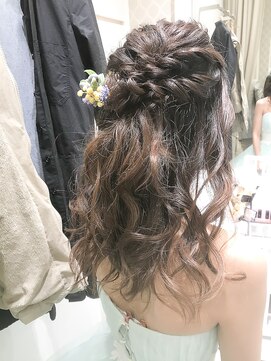 パズードコー(PSSD-CO.+5) ロープ編みハーフアップ