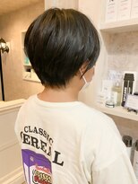 キャアリー(Caary)&nbsp;福山市美容室Caary人気 スッキリ軽いハンサムショート