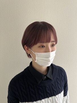 ゴットフロー(GOTTO FLOW) 耳掛けショート　ピンクアッシュ