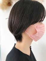 美髪/くすみブルー/ネビージュ/大人可愛い/ショートウルフ[銀座]