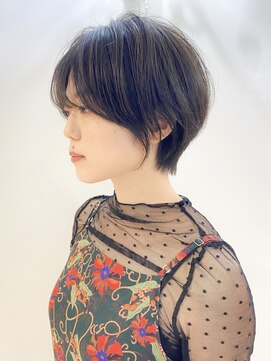 グランドライン(GRAND LINE) イメチェンもみれ毛ショートヘア　カーキベージュ