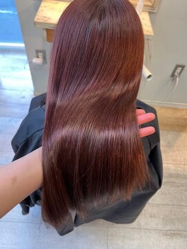 ジーナエス 札幌(Zina S) 髪質改善＊チェリーレッド＊美髪【Zina S 札幌】