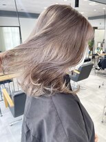 ツキ 横浜店(tuki) ミルクティーベージュダブルカラーインナーカラーケアブリーチ