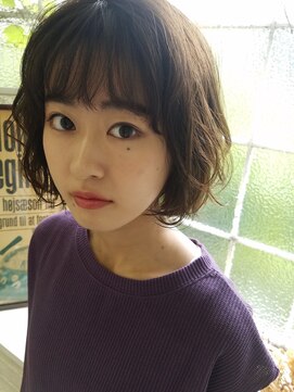 ガーランド (Garland) 小顔カット/前髪カット/ミディアムヘア/ブリーチなし