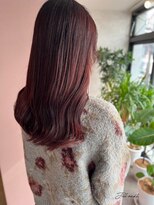 ジル アンク(Jill ankh)&nbsp;《Jillankh 姫路駅前》カシスピンク　暖色系　艶髪　ロング