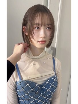 オブヘアージユウガオカ(Of HAIR Jiyugaoka) 【ぷつっとボブ×フェイスレイヤー】