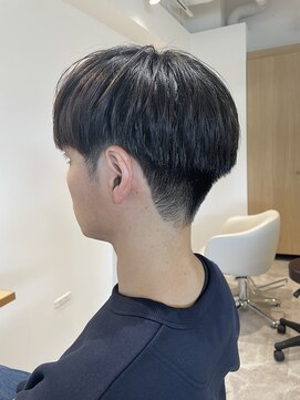 ソイクフ 四条大宮店(SOY-KUFU) 【soy-kufu】MEN'S HAIRアッシュブラックマッシュショート