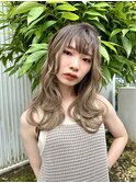 大人かわいい　レイヤーロング　ハイライト