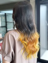 サロンドフィール 豊岡店(Salon de feel)&nbsp;グラデーションカラー/オレンジカラー/イエローカラー