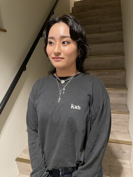 ユニコ(unico) ウルフ/ウルフパーマ/ミディアム/ハイレイヤー