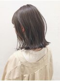 say.黒髪ボブルフネビージュ小顔ワンレンオリーブグレージュ韓国