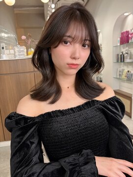 ボタン ハカタ(VOTAN hakata) 【votan yui】グレージュ×韓国ヘア