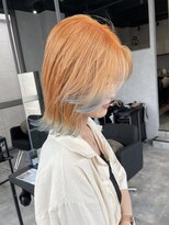 シエンゴールド(CIEN gold)&nbsp;オレンジ&裾水色カラー♪