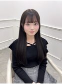 透明感ある暗髪さんに♪シアーグレージュ＊新井