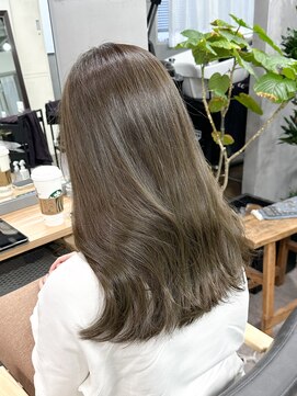 ノート(note) ☆透明感オリーブグレージュ髪質改善レイヤーカットブリーチなし