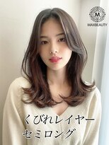 マックスビューティーギンザ(MAXBEAUTY GINZA)　&nbsp;くびれレイヤーセミロング☆銀座/東京駅