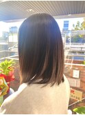 ミディアム×サラ艶ブラウンベージュ