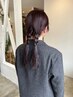 《平日・小出紗希限定》カラー＋髪質改善Tr＋前髪カット￥13750→￥10120