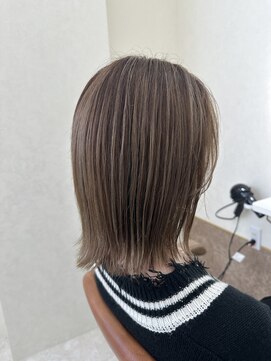 テーラヘアー 木更津本店(TELA HAIR) ハイライト透明ベージュ