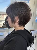 ハピネス 西大寺店(Happiness)&nbsp;ショートカット×ひし形ショートボブ×前髪あり30代40代50代