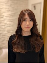 リアン 宮前店(Rian)&nbsp;ロングレイヤーオレンジブラウン20代30代