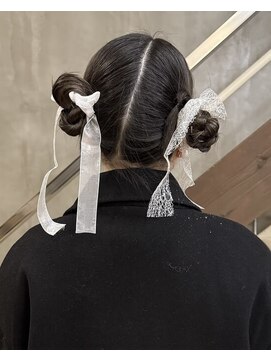 マッシュ 北堀江(MASHU) ツインアレンジヘア 松本