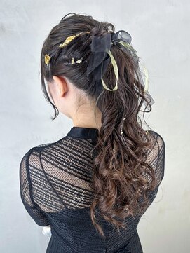 アイティーバイアルバム 松戸店(IT by ALBUM) 韓国ヘアおくれ毛オリーブベージュ_ba533602