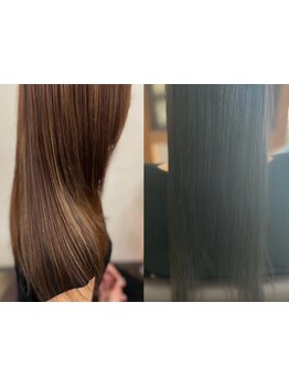 ダメージレスなのに艶を与える◎【HELIANTHUS】の潤いストレート♪湿気にも強いので、ぜひお試しください！