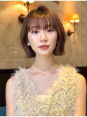 ☆【春日】暗めカラー/ボブ/前髪/レイヤー/髪質改善/縮毛矯正23
