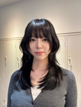 ジーナ 渋谷駅前(Zina) ハッシュレイヤー×地毛風ブラック