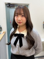 ヒョンミョン ライズバイレボ 柏西口店(hyon myon/RISEbyREVO)&nbsp;顔周りカット/グレージュ/透明感