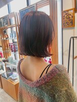 トリッカアヴェダ(tricca AVEDA)&nbsp;【ビフォーアフター】ショート/レイヤーボブ/ピンクブラウン