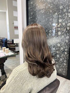 ハイライト/オンカラー/ミディアム/30代/船橋/船橋大神宮下