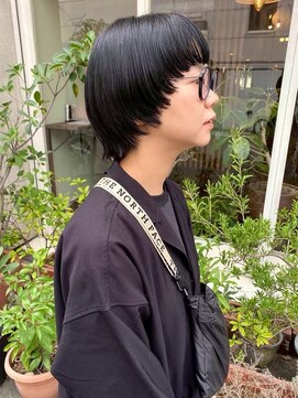 モク 大阪梅田店(MOK) 【スタイリッシュに】マッシュショート