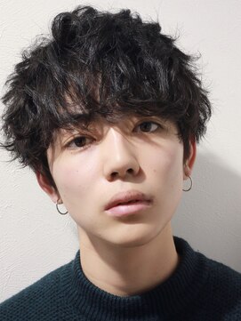 ゴールド 大阪 梅田店(GOALD) シャドウパーマ無造作マッシュスパイラルパーマ