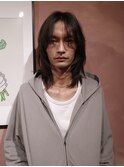 【メンズレイヤー/阿部達哉】メンズロングヘア/メンズウルフ