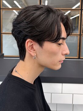 ソアメンズ 渋谷(soar men's) 社会人向け黒髪ダウンパーマビジネスショート