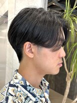 ピークアブー 原宿ハラカド(PEEK-A-BOO) ☆毛流れセンターパートニュアンスパーマメンズカット30代40代