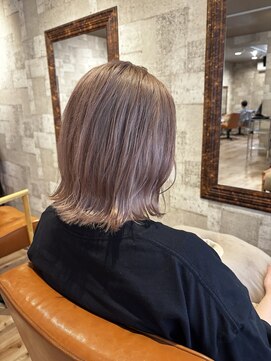 ヘアサロン アプリ(hair salon APPLI) ハイトーンピンクベージュ♪