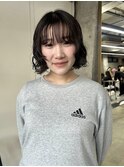 王道ボブパーマ